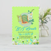 Editable Brunch Invitation, Let's Brunch Invitatio Save The Date (Stehend Vorderseite)