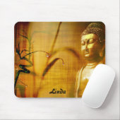 Editable Buddha und Bamboo Mousepad (Mit Mouse)