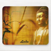 Editable Buddha und Bamboo Mousepad (Vorne)