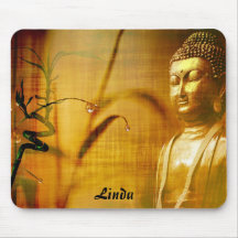 Editable Buddha und Bamboo