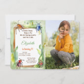 Editable Bug Birthday Party Einladung (Vorderseite)