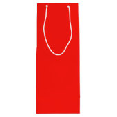 Editable Business Logo Happy Holidays Corporate Geschenktüte Für Weinflaschen (Rückseite)