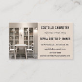 Editable Cabinetry Visitenkarte (Vorderseite)