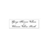Editable Calligrafy Classic Wedding Names Permastempel (Design)