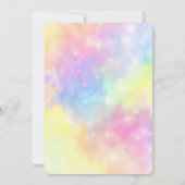 Editable Candy Birthday Einladung (Rückseite)