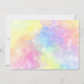 Editable Candy Birthday Foto Einladung (Rückseite)