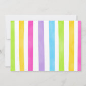 Editable Candy Birthday Foto Einladung (Rückseite)