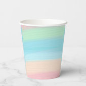 Editable Capybara Birthday Party Cup Pappbecher (Rückseite)