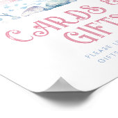 Editable Cards and Gifts Ocean Sign Poster (Ecke)
