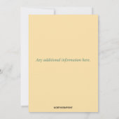 Editable Carnival Bash Einladung (Rückseite)