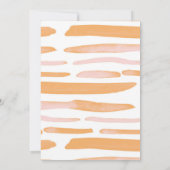 Editable Cat Birthday Purr-ty Watercolour Designs Einladung (Rückseite)