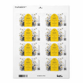 Editable Chamomile Tea Labels (Vorne)