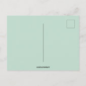 Editable Chickadees zu Weihnachten 25. Dezember Postkarte (Rückseite)