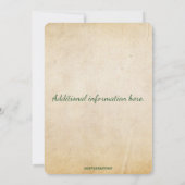 Editable Christmas Candy Cane Bough and Sleigh Einladung (Rückseite)