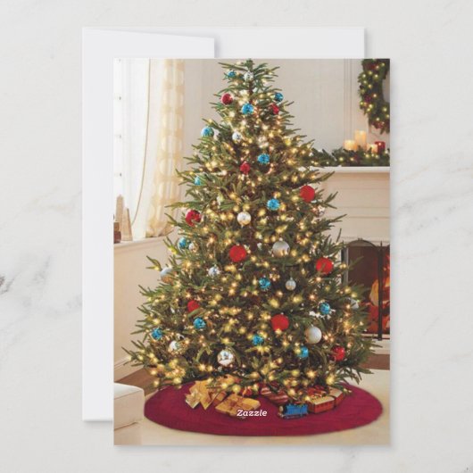 EDITABLE Christmas Party Einladung (Rückseite)