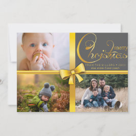 Editable Christmas red 3 Fotografien Feiertagskarte