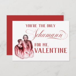 EDITABLE Classic Music w/ Schumann Valentine Einladung