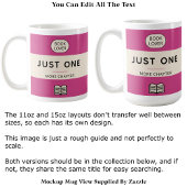 Editable Classic Retro Paperback Book Cover Pink Kaffeetasse