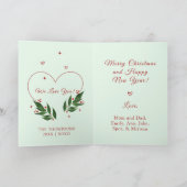 EDITABLE Cockapoo Funny Hund Weihnachtskarte Feiertagskarte (Innenseite)