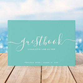 Editable Color Calligraphy Script Event oder Weddi Gästebuch