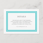 Editable Color Classic Anchor Wedding Details Begleitkarte (Vorderseite)