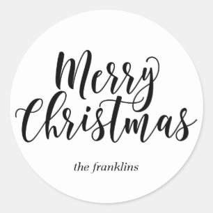 EDITABLE COLOR Classic Moderne Aufkleber oder Besc