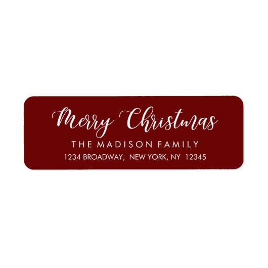 EDITABLE COLOR Frohe Weihnachtsansprache (Vorne)