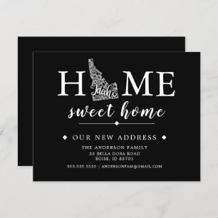 Editable Color IDAHO Moving Ankündigung