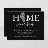 Editable Color ILLINOIS Moving Ankündigung (Vorne/Hinten)