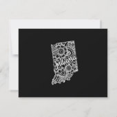 Editable Color INDIANA Moving Ankündigung (Rückseite)