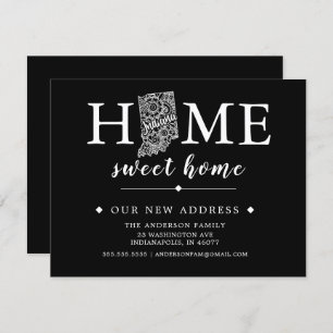 Editable Color INDIANA Moving Ankündigung