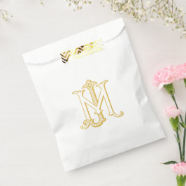 EDITABLE COLOR JM Monogram MJ Logo Fevor Bag Geschenktütchen
