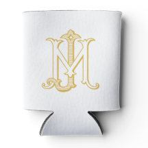 EDITABLE COLOR JM Monogram MJ Monogram kann kühler