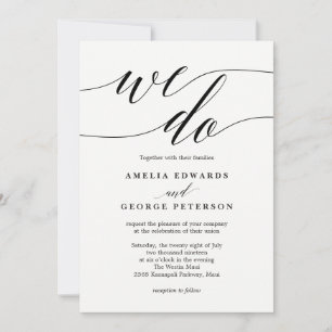 EDITABLE COLOR Modern Wedding Einladung #MSC