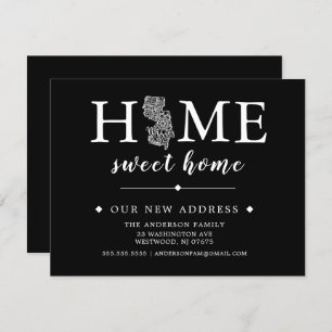 Editable Color NEW JERSEY Moving Ankündigung