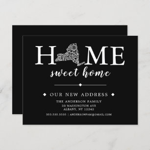 Editable Color NEW YORK Moving Ankündigung