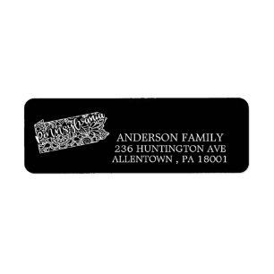 Editable Color Pennsylvania Moving Ankündigung