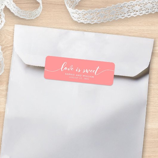 Editable Color Relax Script Liebe ist Sweet Weddin