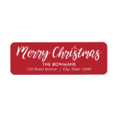 EDITABLE COLOR Splendid Season Weihnachtsadresse (Vorne)