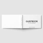 Editable Color Stylish Sans Serif Modernste Gästebuch (Voll)