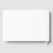 Editable Color Stylish Sans Serif Modernste Gästebuch (Rückseite)