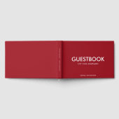 Editable Color Stylish Sans Serif Modernste Gästebuch (Voll)