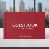 Editable Color Stylish Sans Serif Modernste Gästebuch
