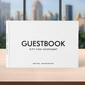 Editable Color Stylish Sans Serif Modernste Gästebuch