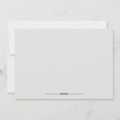 Editable Color Sweet Heart Baby Birth Ankündigung (Rückseite)