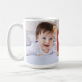 EDITABLE Color Warme Liebe Herz Fotos Kaffeetasse (Links)
