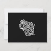 Editable Color WISCONSIN Moving Ankündigung (Rückseite)