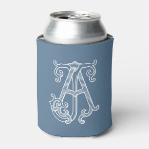 EDITABLE COLORS AJ Monogram JA Monogram Cosy Dosenkühler
