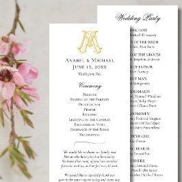 EDITABLE COLORS AM Monogram MA Monogram Program Programm