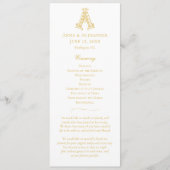 EDITABLE COLORS OM Monogram OM Wappen Program Programm (Vorderseite)